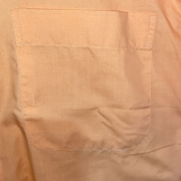 Sergio Louis Size 14.5 Neck Dress Shirt in Peach - Picture 5 of 7